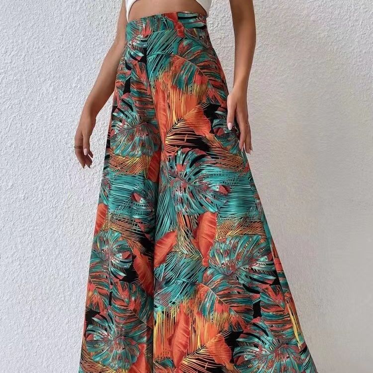 Fashionable Chiffon Floral Wide-leg Pants For Women O1CN01Kk6VIQ1njIi0sEiEF  2216440985125 0 cib