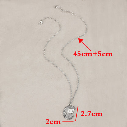 Retro Style Hedgehog Silver Alloy Pendant Necklace O1CN01M3SBnx1i7DsLGTzjA  2219620194365 0 cib