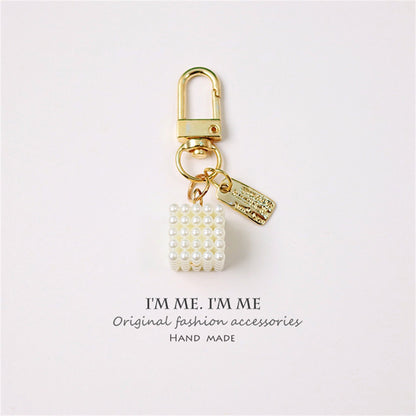 Cross-border Rose Bow Pearl Tassel Key Chain Car Pedant Decoration O1CN01MncctV29U7AgzWTrg  2217109788070 0 cib