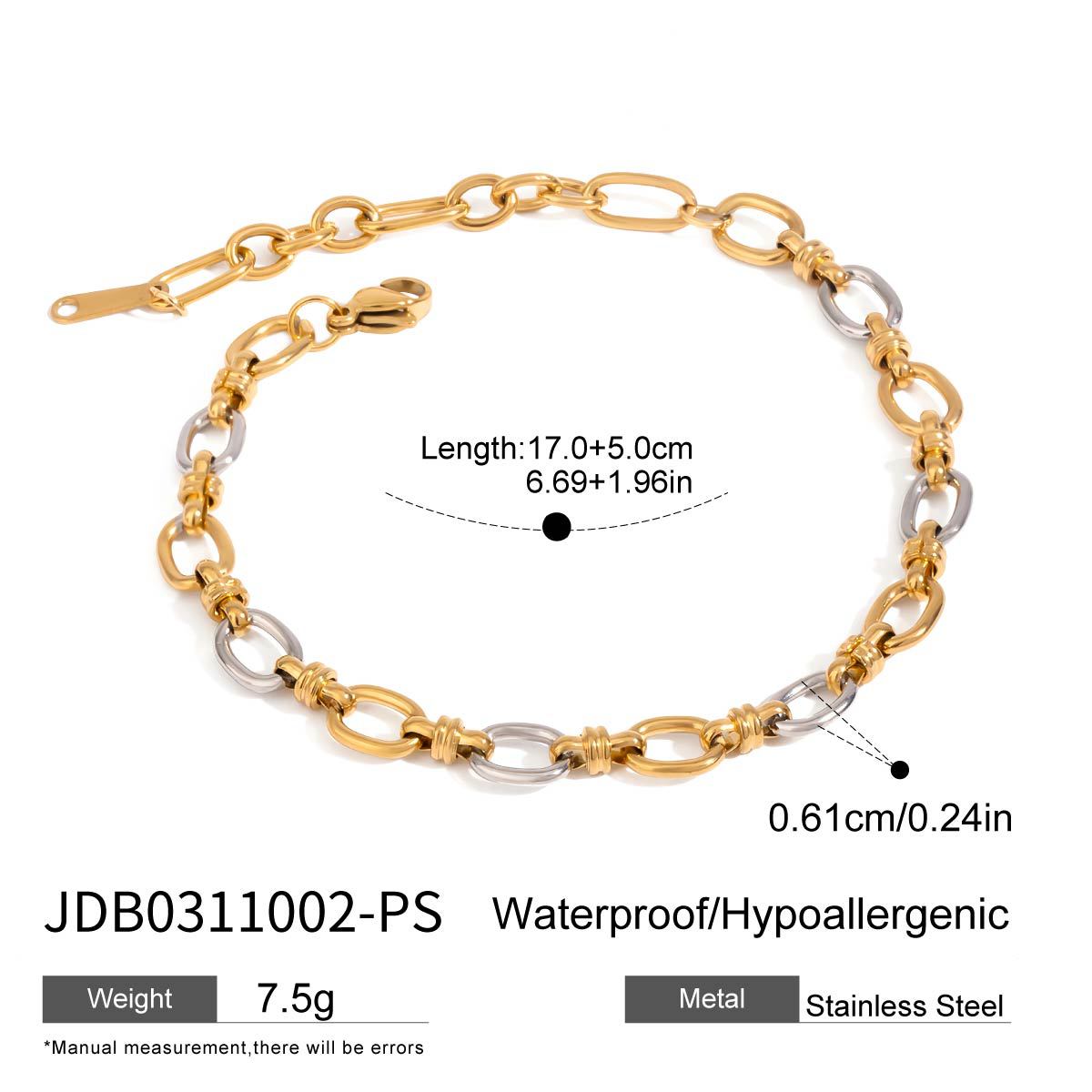Addison Two Tone Gold Bracelet O1CN01N5eTFT2ElaTAXSYIG  2210913638785 0 cib