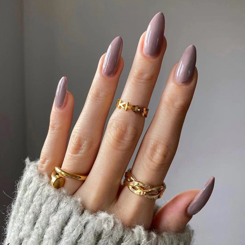 Wear Armor Mid-length  Solid Color Nail Shaped Piece O1CN01NPI8g22NGHiFquZTZ  4234819935 0 cib