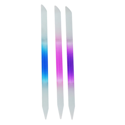 Full-color Cylindrical Glass Nail File Manicure Implement Manicure Household Double-headed Nail-free O1CN01NbjJyw2MjlZkUsdqi 
