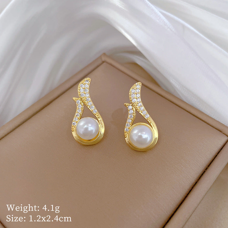Necklace And Earrings Suite Light Luxury Full Diamond Pearl O1CN01OltbOB2J3gWQXJHKa  2206683529366 0 cib
