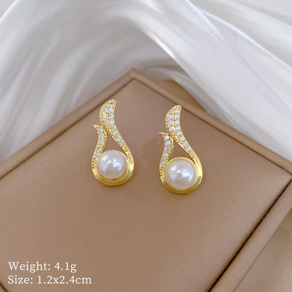 Necklace And Earrings Suite Light Luxury Full Diamond Pearl O1CN01OltbOB2J3gWQXJHKa  2206683529366 0 cib