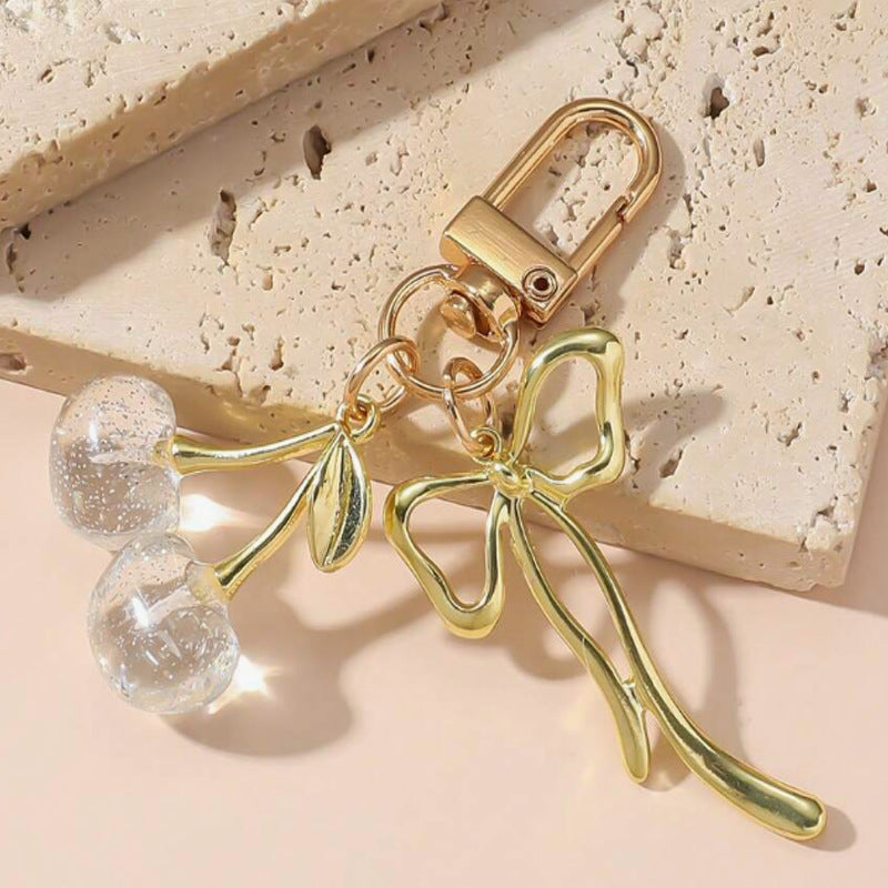 Exquisite Three-dimensional Fruit New Shiny Simulation Cherry Pendant Keychain O1CN01RpfDI528YrldqZYTi  2218873617945 0 cib
