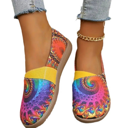 Women's Colorful Round Head Low-cut Leisure All-match Slip-on Shoes O1CN01SOeTQo1M6pvRcqqD4  2216420551386 0 cib