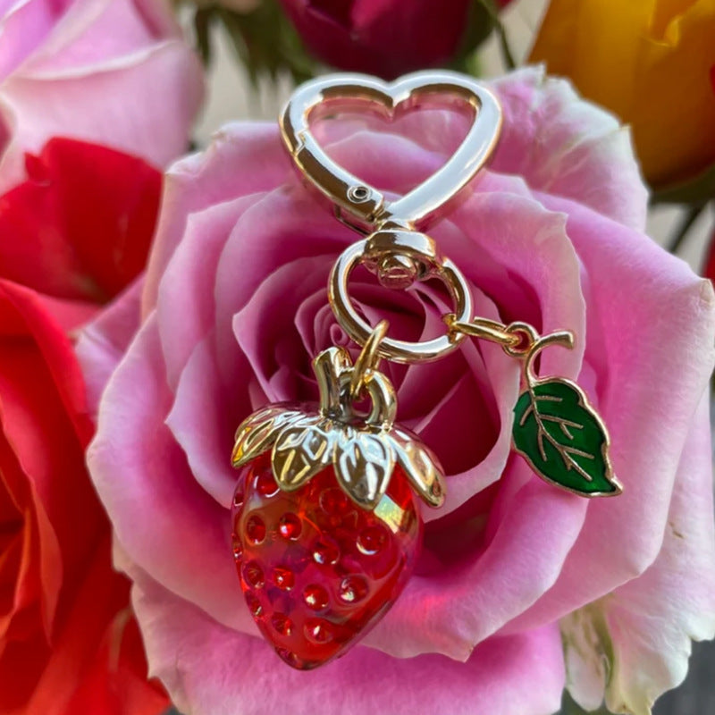 Cute Sweetheart Strawberry Keychain Creative Bag Pendant O1CN01T8ao3Z1rOvef4G1tI  2217882135622 0 cib