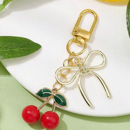 Exquisite Three-dimensional Fruit New Shiny Simulation Cherry Pendant Keychain O1CN01THA0L328Yrlwrhdkr  2218873617945 0 cib