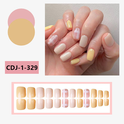 Women's European, American And French Style Pieces Fake Nail Patch O1CN01TKHXv12Ezmd6cJtgS  3195558816 0 cib