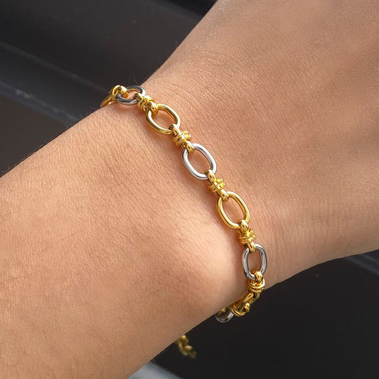 Addison Two Tone Gold Bracelet O1CN01UUUSUC2ElaTC6aTtE  2210913638785 0 cib