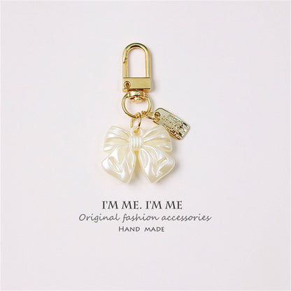 Cross-border Rose Bow Pearl Tassel Key Chain Car Pedant Decoration O1CN01UngSnb29U7AfTXXxR  2217109788070 0 cib