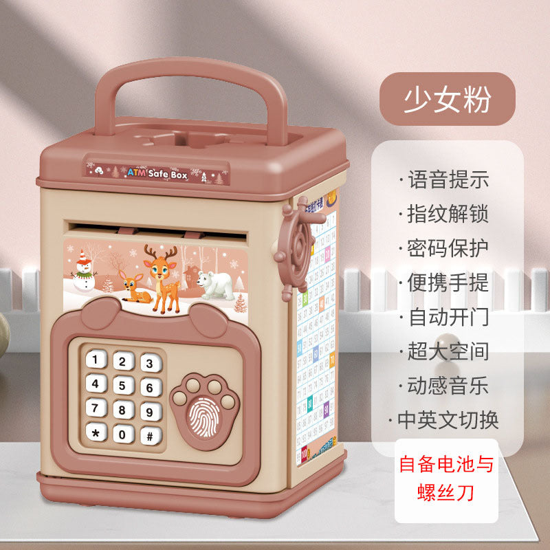 Children's Savings Bank Electric Sound And Light Fun Intelligent Automatic Money Changer O1CN01Vj2UrV270gPOm159E  22154798777