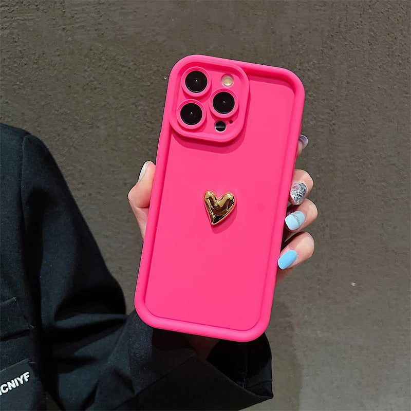 Frosted Three-dimensional Electroplating Golden Love All-inclusive Phone Case O1CN01VrlKHS1Mysh6b7wFH  2209951271504 0 cib