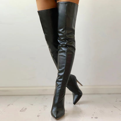 Personality Below The Knee Plus Size Women's Boots O1CN01WqRrxJ1tfWxfIZ1bR  2207946905929 0 cib