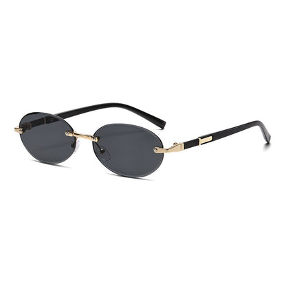 Trimming Oval Frame Sunglasses Frameless Hot Girl Sunglasses O1CN01X2Es0s2ND59mfvo9S  2217885979928 0 cib