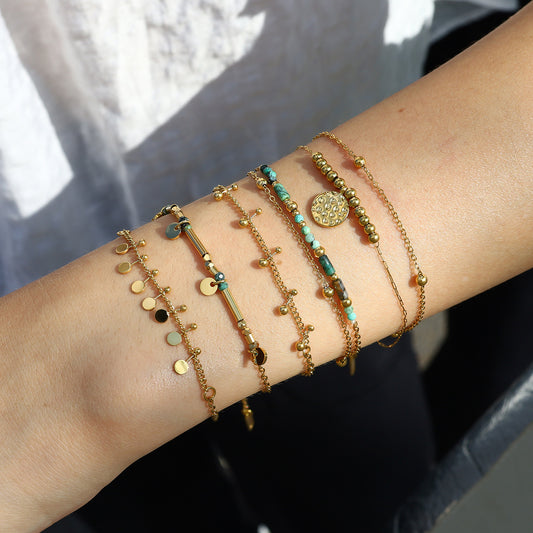Natural Stone Titanium Steel Bracelet French Retro Twin O1CN01XCxaL81TeSJws9Clq  2838442407 0 cib