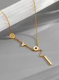 Titanium Steel Letter Fashion Personalized Necklace O1CN01Xi0Ylb258LxrULnto  2218546207481 0 cib