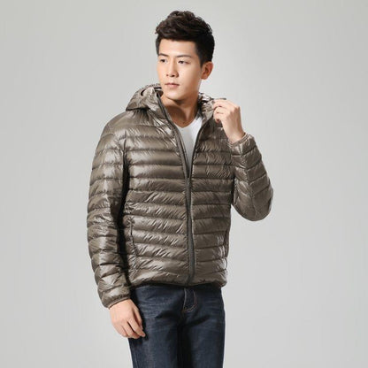 Men's Short Plus Size Lightweight Feather Jacket O1CN01XrO89e1LFhqtMM7vO  2215835611270 0 cib