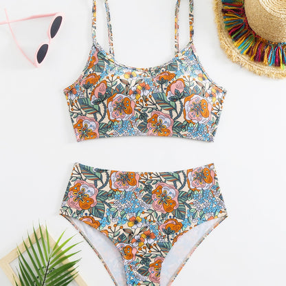 Bikini Sexy Print High Waist Split Swimsuit For Women O1CN01YWutQV1MJCeGQE1xF  2218839271413 0 cib