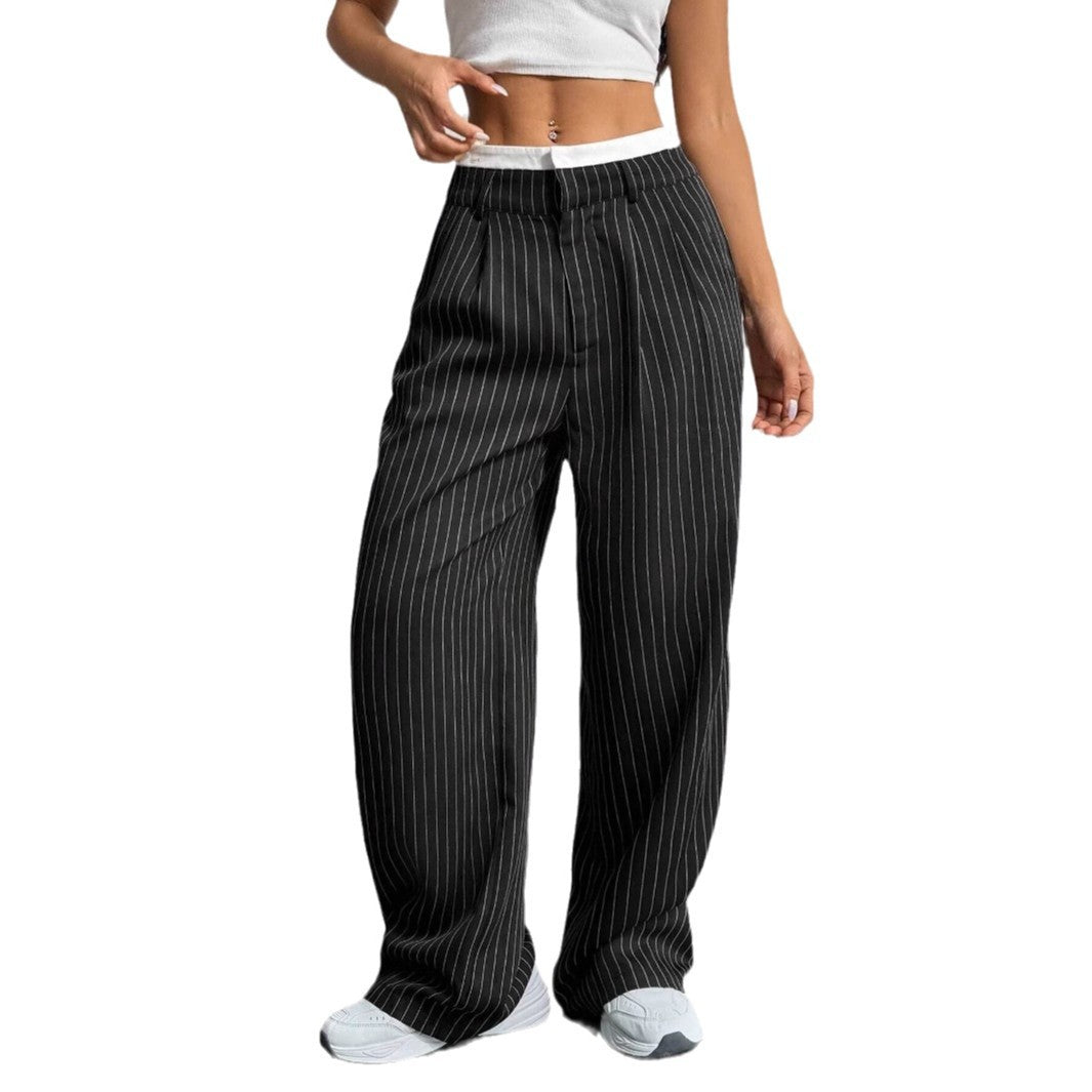 Stitching Suit Pants Simple Loose Drooping Straight-leg Pants O1CN01Yz8yNg1WDq9rdq7Aj  2218107542755 0 cib