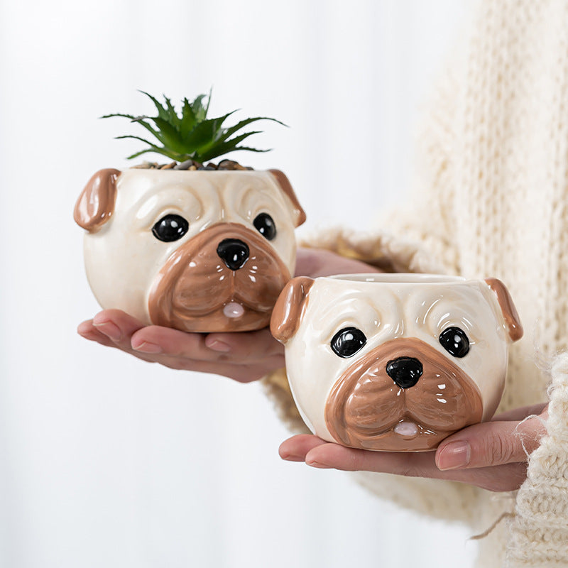 Ceramic Cartoon Animal Flowerpot Home Gardening O1CN01ZjVI2T2DiY8v1NPyj  2208433478643 0 cib