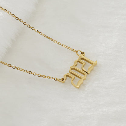 18K Stainless Steel 1990-2020 Year Necklace - HD Wireless Product #35