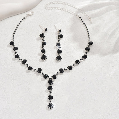 Fashion Crystal Necklace Ear Stud Bracelet Jewelry Accessories O1CN01bFaJRw1ynqUY6OWis  1988846624 0 cib