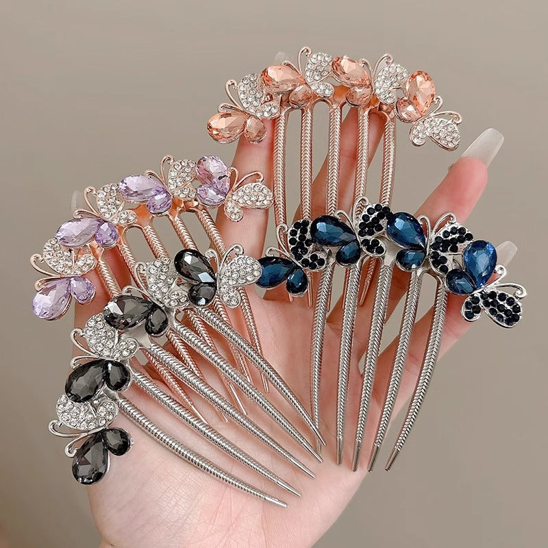 Rhinestone Butterfly Insert Comb For Updo Barrettes O1CN01bHfcDM1ycqy3YvzFw  2206483346600 0 cib