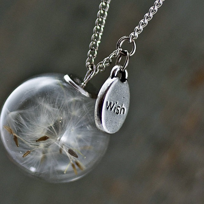 Vintage Handmade Fashion Dandelion Seed Glass Necklace O1CN01c0lZpu2KP2ban24Ia  2921959548 0 cib