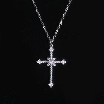 Diamond Asterism Cross Pendant Necklace O1CN01ddxtuF1a92Ehirmf0  2212923173286 0 cib