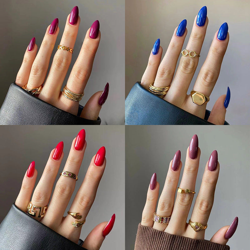 Wear Armor Mid-length  Solid Color Nail Shaped Piece O1CN01e3gIDn2NGHiEPWtIz  4234819935 0 cib
