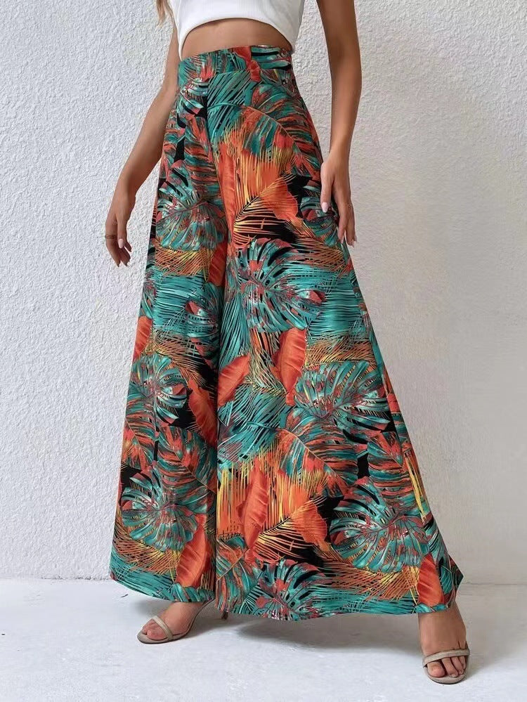Fashionable Chiffon Floral Wide-leg Pants For Women O1CN01eB0v8t1njIiF67HXo  2216440985125 0 cib