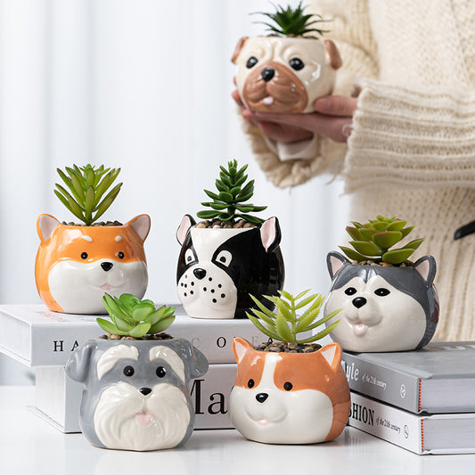 Ceramic Cartoon Animal Flowerpot Home Gardening O1CN01echoEI2DiY8qrJ2vN  2208433478643 0 cib