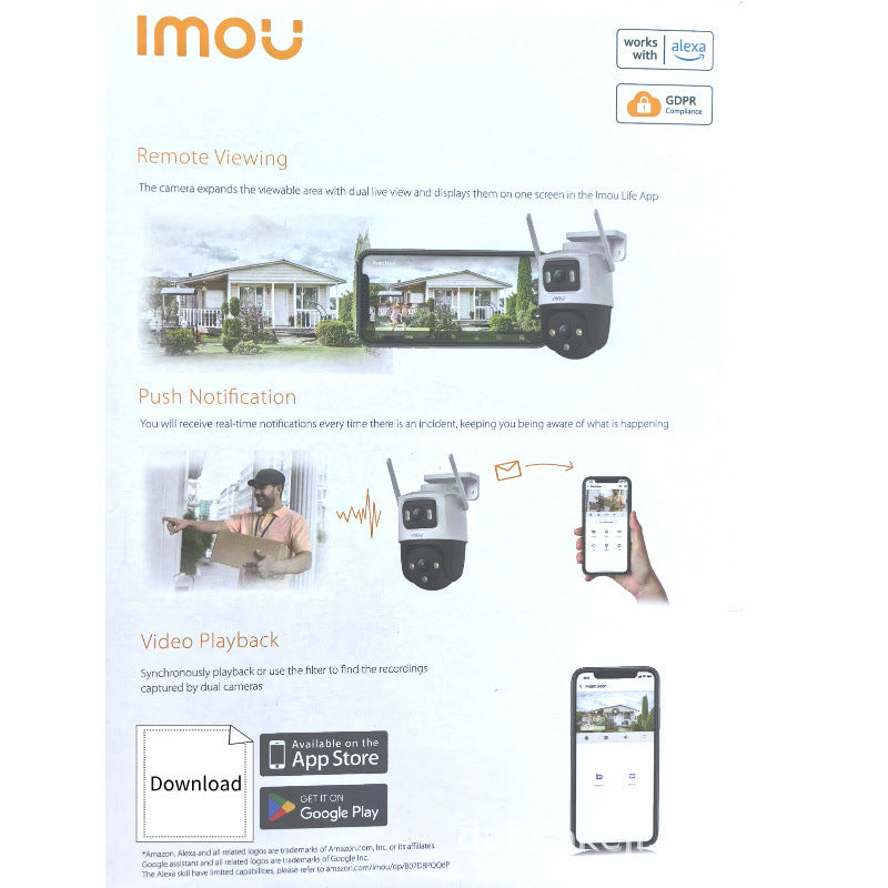 imou wifi camera cruser dual cell ranger bullet 2c orange english machine - 图片 4