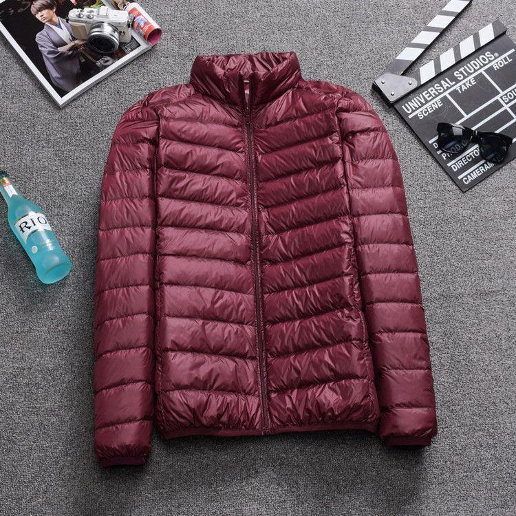 Men's Short Plus Size Lightweight Feather Jacket O1CN01faFJl01LFhqv9cb2k  2215835611270 0 cib