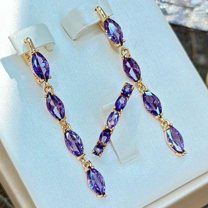 Amethyst Zircon Earrings Necklace Ring Suit O1CN01gQUgOL1CjAtOSe5rS  2826030116 0 cib