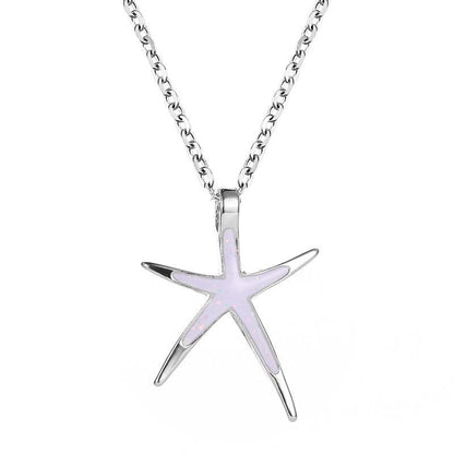 European And American New Starfish Pendant Fashion Simple Cute Starfish Women's Necklace O1CN01gU3vNP1gDVp7vT2U1  22142942541