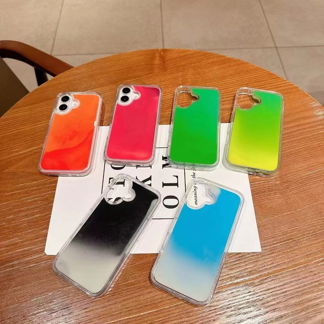 Simple Luminous Glitter Powder Quicksand Drop-resistant Hard Shell Phone Case O1CN01hJqYjG1Ln8vhV0eNH  3883271343 0 cib