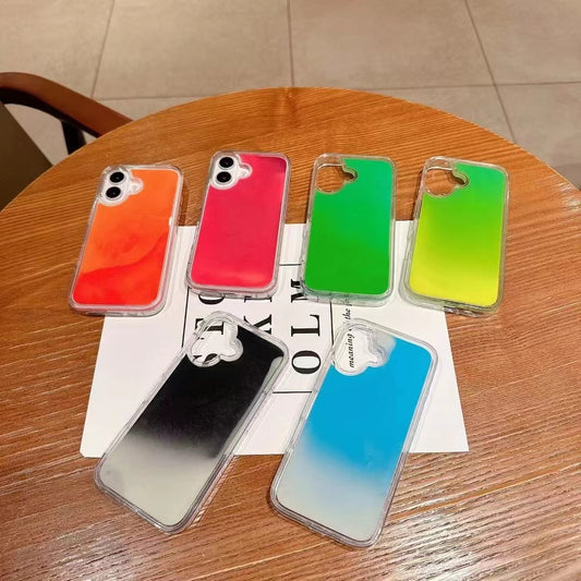 Simple Luminous Glitter Powder Quicksand Drop-resistant Hard Shell Phone Case O1CN01hJqYjG1Ln8vhV0eNH  3883271343 0 cib