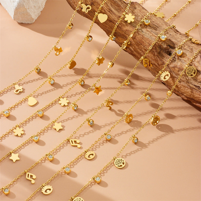 Simple Gold-plated Butterfly Wafer Accessory Pendant Chain O1CN01iVm3yA1moVkjzVog1  2380215001 0 cib