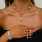 Fashion Crystal Necklace Ear Stud Bracelet Jewelry Accessories O1CN01iybK2Y1ynqYhg0UWp  1988846624 0 cib