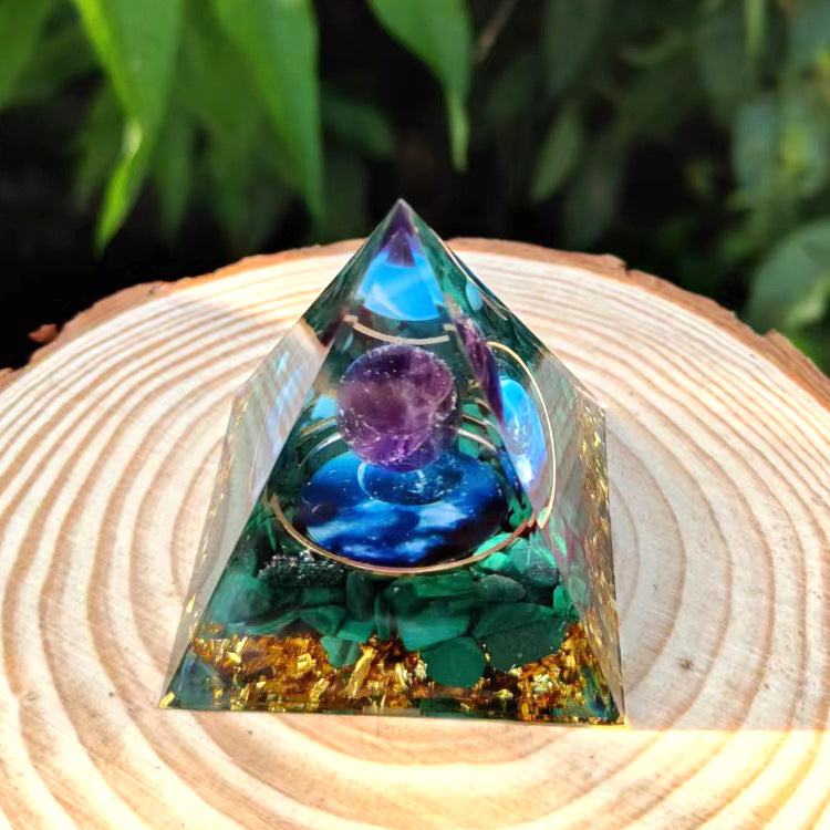 Crystal Ball Pyramid Crystal Gravel Epoxy Home Desktop Handmade Ornaments O1CN01jfl5ru2BiQdbo0gdO  2212466818372 0 cib