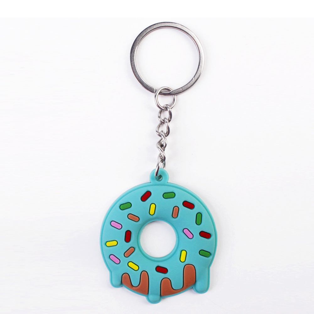 Simple Cartoon Cute Donut PVC Keychain O1CN01kGWS9A2CpaRWBkieJ  2213234698523 0 cib