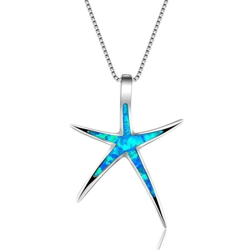 European And American New Starfish Pendant Fashion Simple Cute Starfish Women's Necklace O1CN01l3HJAw1gDVp1HNU36  22142942541