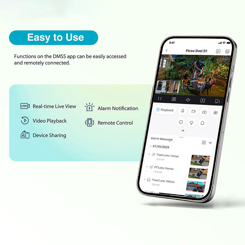 Dahua 5 5MP Wi-Fi Dual-Lens Pan Camera export yiwucart P5D-5F