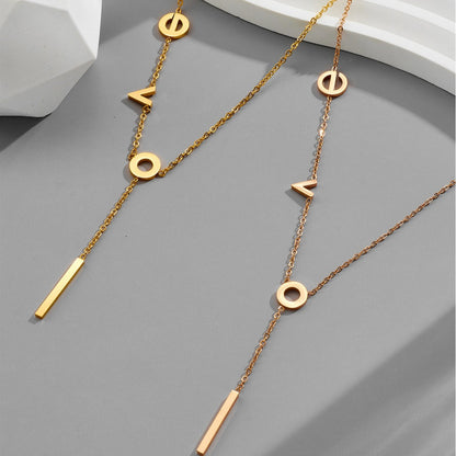 Titanium Steel Letter Fashion Personalized Necklace O1CN01loITqL258LxwecKHy  2218546207481 0 cib