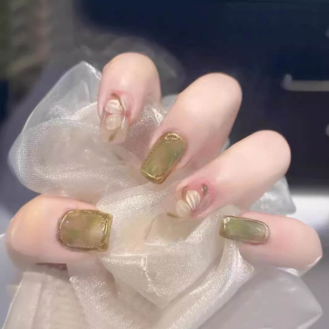 Women's European, American And French Style Pieces Fake Nail Patch O1CN01lxFyUw2EzmfpkRTWU  3195558816 0 cib