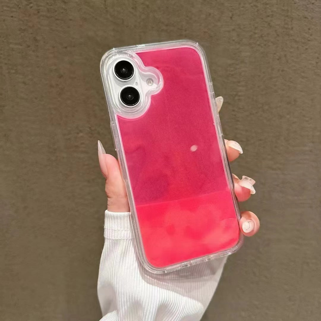 Simple Luminous Glitter Powder Quicksand Drop-resistant Hard Shell Phone Case O1CN01mTnu2L1Ln8vcRSLHD  3883271343 0 cib