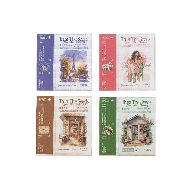 Human Flavor Series Japanese Paper Sticker Book O1CN01onMjlT1lShDscxuue  2206713154818 0 cib