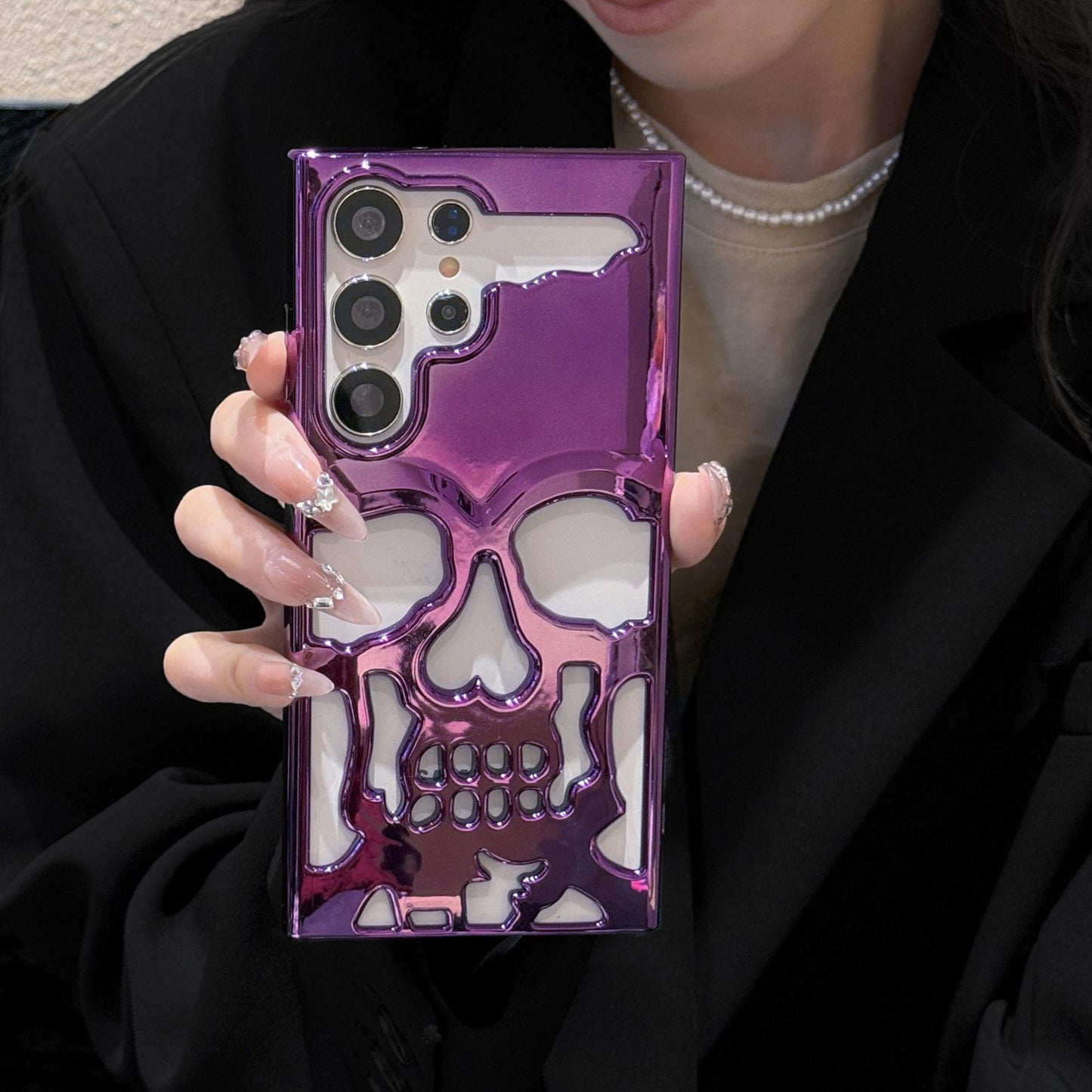 Hollow Skull Personality Creative Phone Case - 图片 6